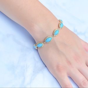 Kendra Scott 14k Plated Gold Magensite Bracelet